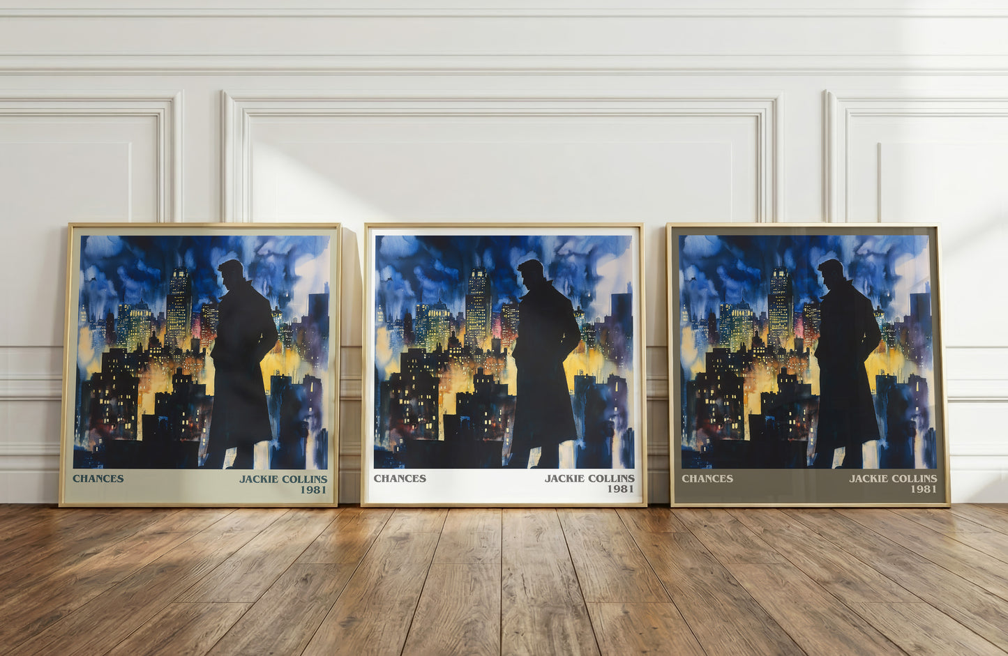 Chances literary print framed by window – literary home decor