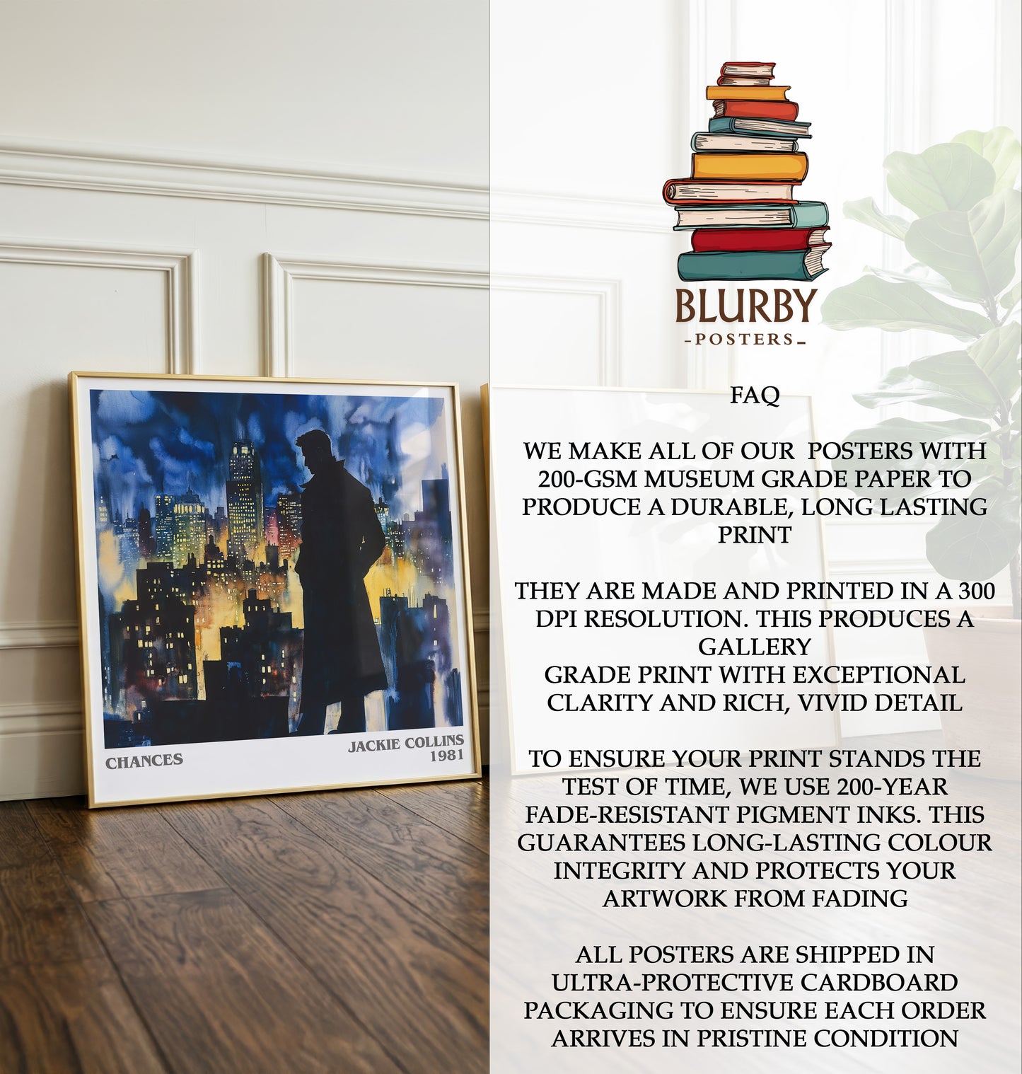 Chances Literary Art Print by Jackie Collins