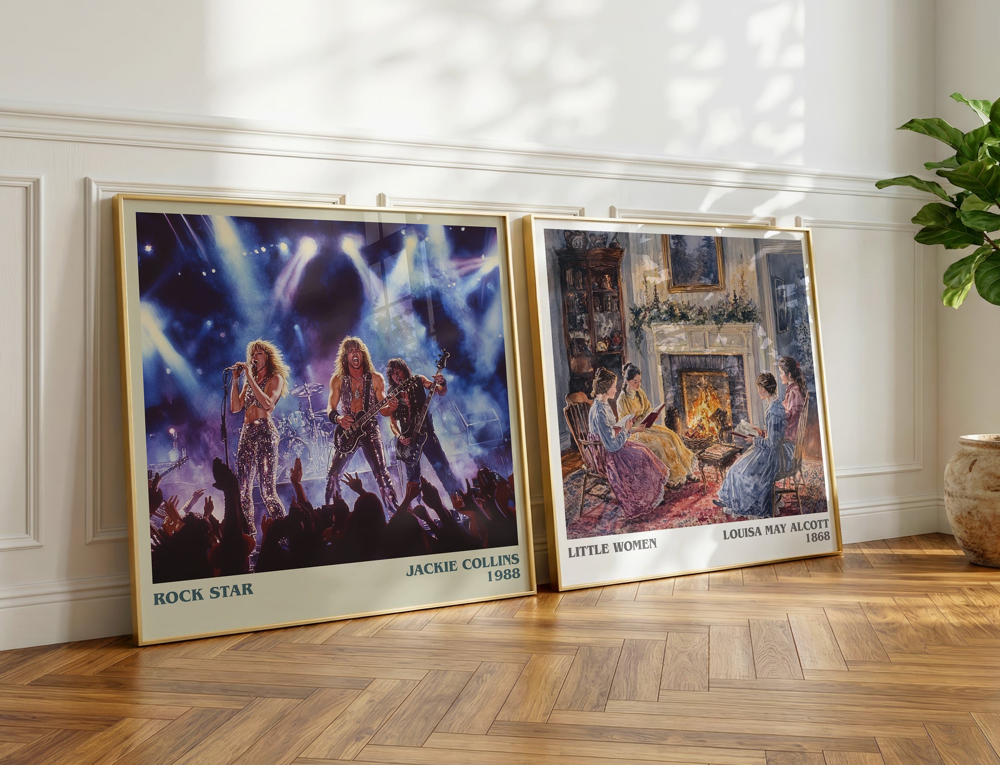 Rock Star book poster packaging – museum-quality print rolled in protective tube