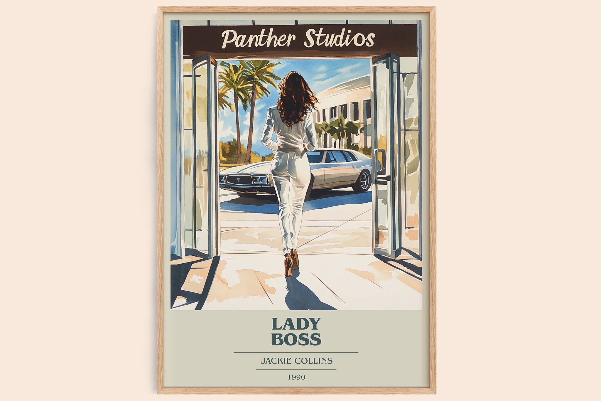 Lady Boss Book Cover Poster by Jackie Collins