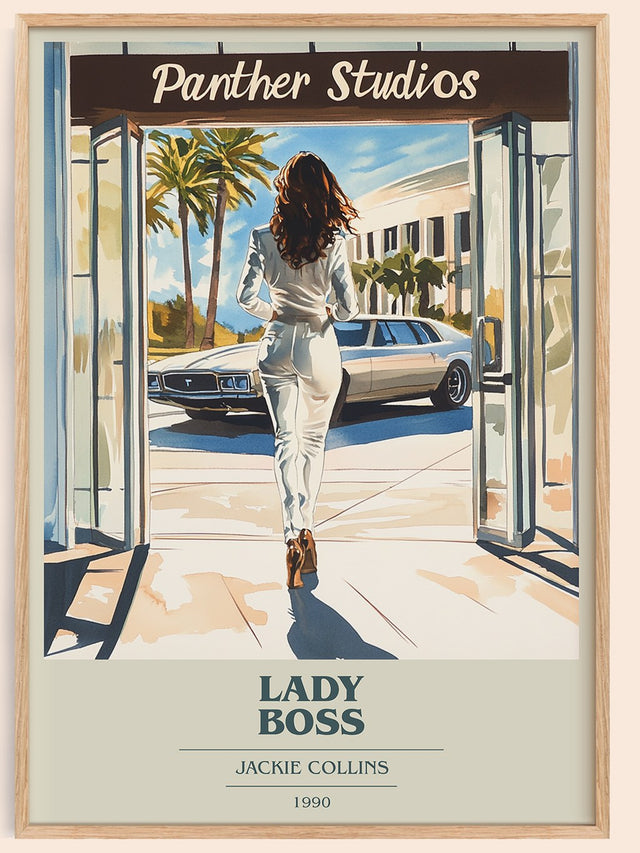 Lady Boss Book Cover Poster by Jackie Collins