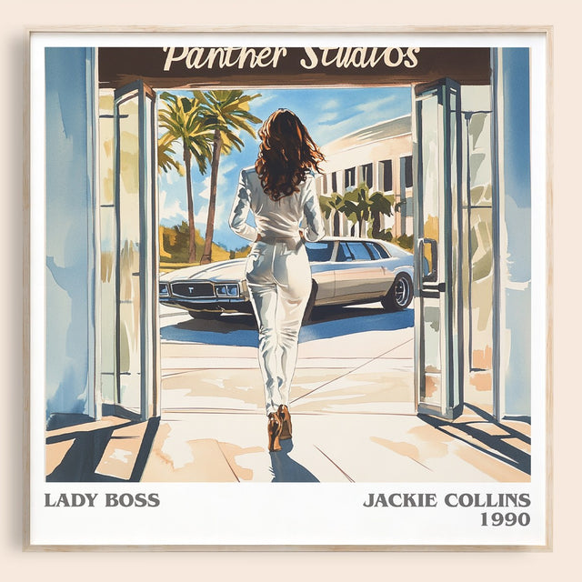 Lady Boss Literary Art Print by Jackie Collins