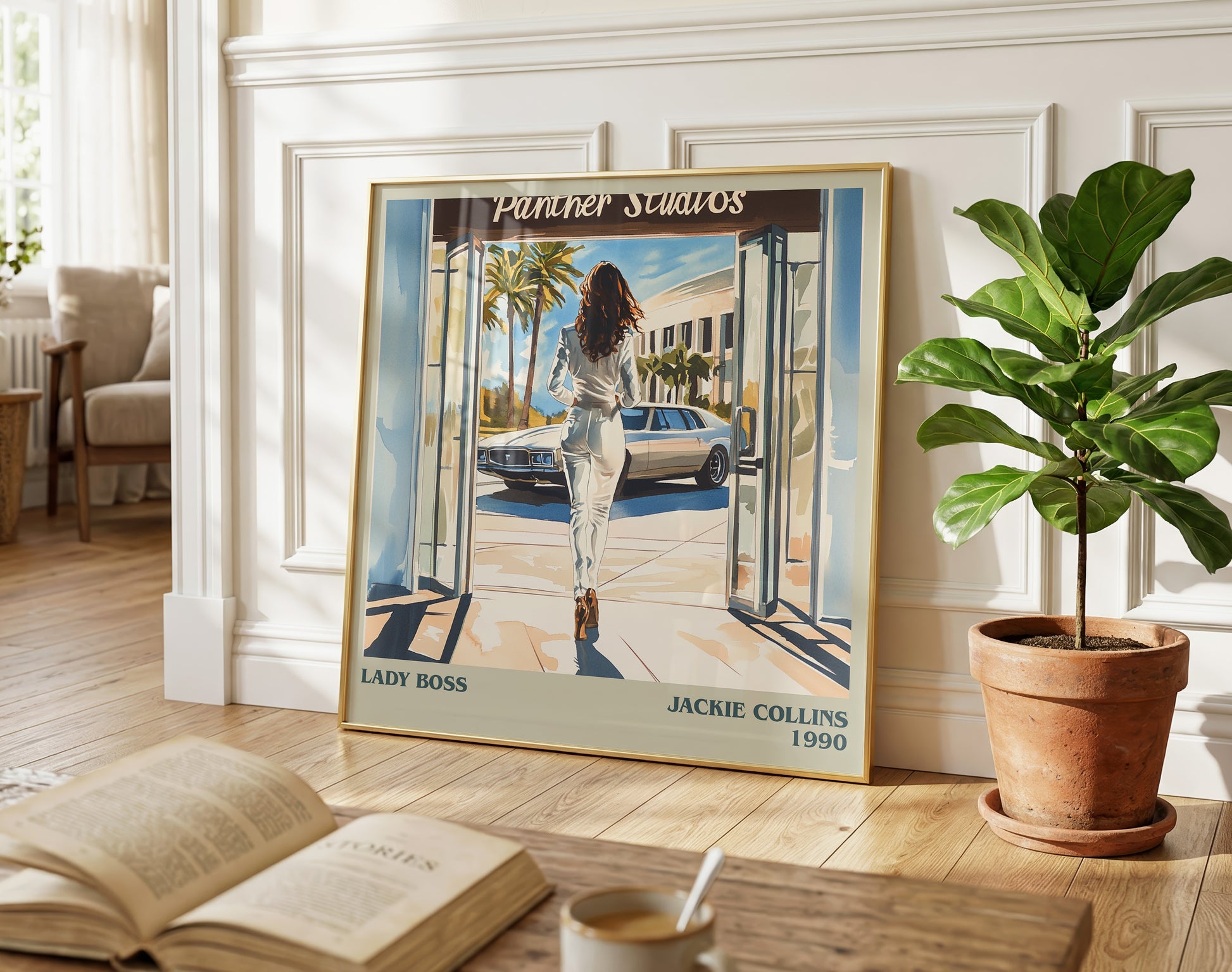 Lady Boss literary poster paired in gallery wall – literary art prints