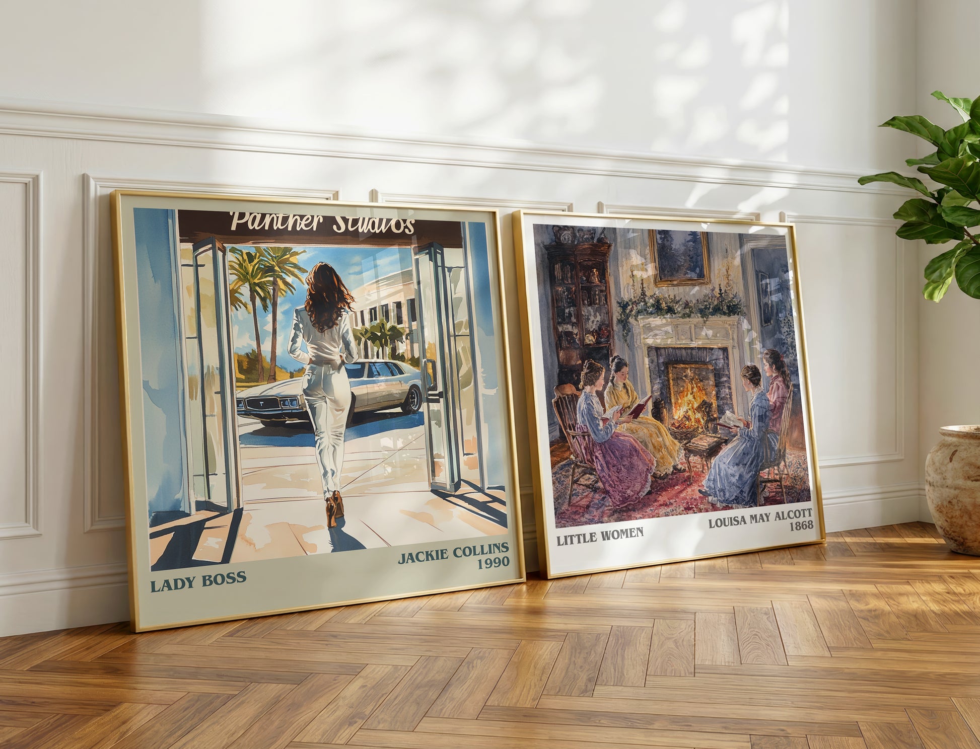 Lady Boss book poster packaging – museum-quality print rolled in protective tube