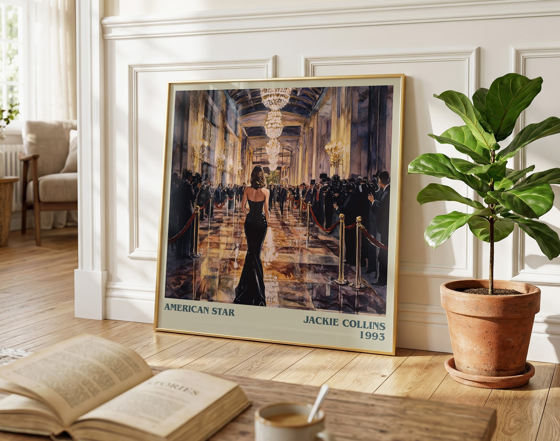 American Star literary poster paired in gallery wall – literary art prints