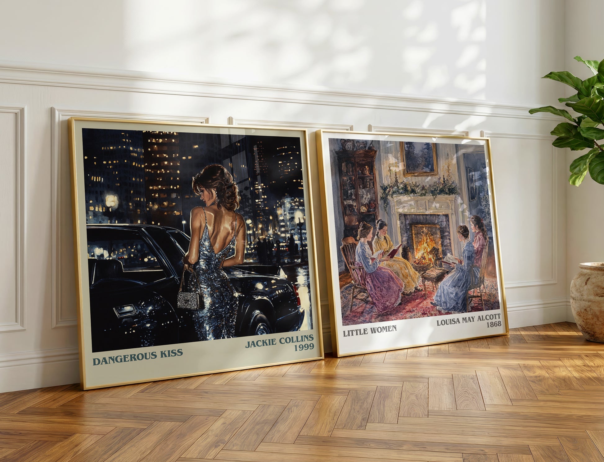 Dangerous Kiss book poster packaging – museum-quality print rolled in protective tube