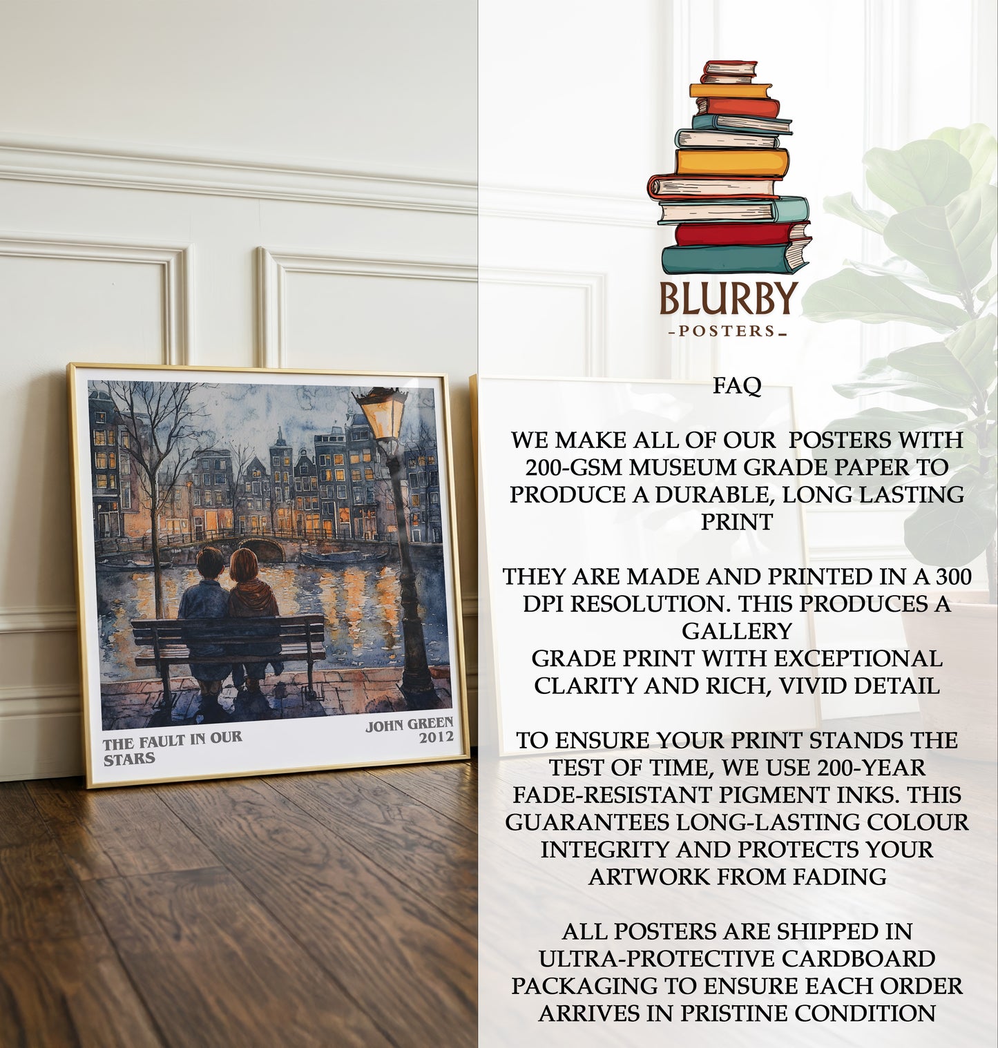 The Fault in Our Stars Literary Art Print by John Green