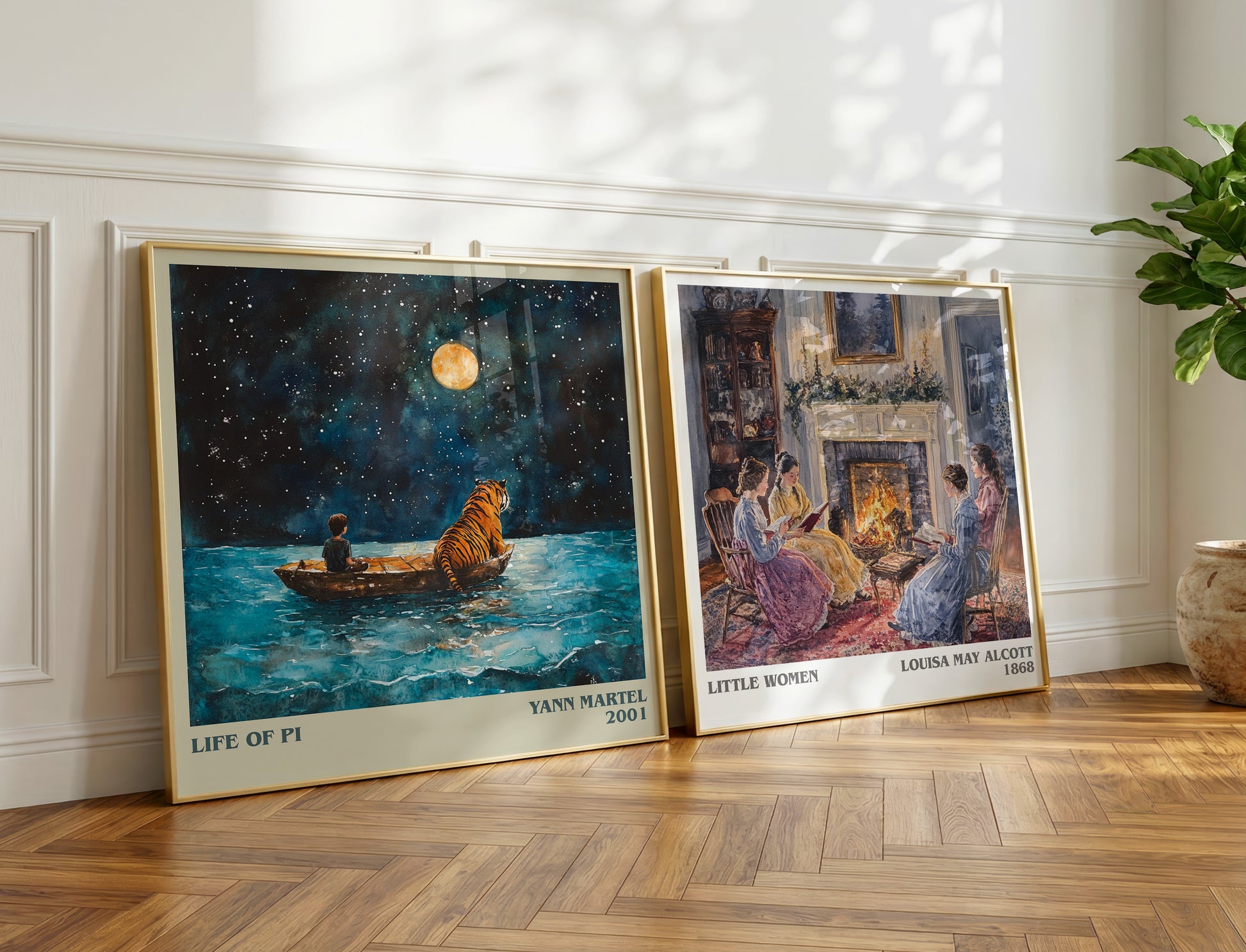 Life of Pi book poster packaging – museum-quality print rolled in protective tube