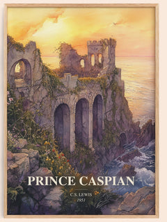 Prince Caspian Book Watercolour Illustration by C.S. Lewis