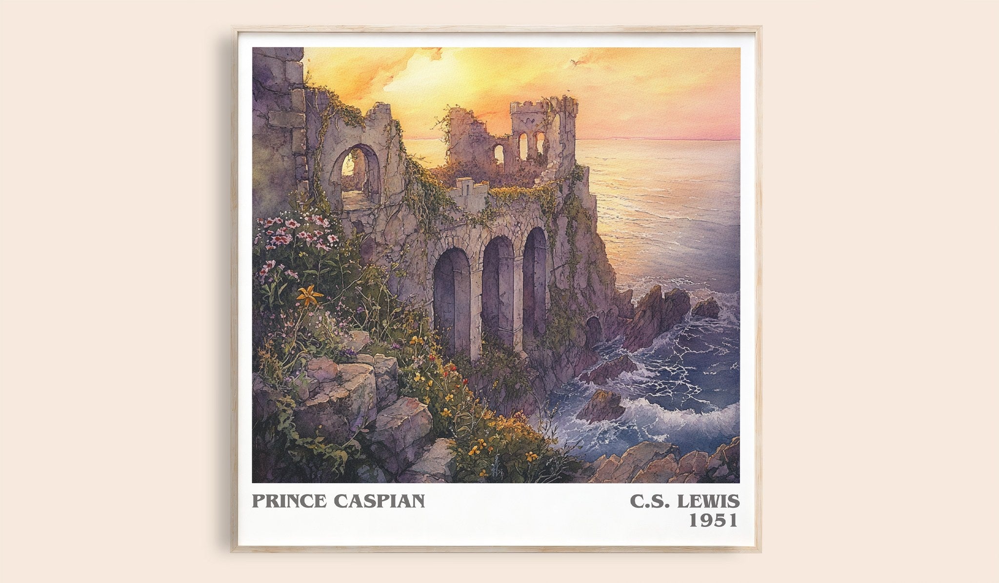 Prince Caspian Literary Art Print by C.S. Lewis