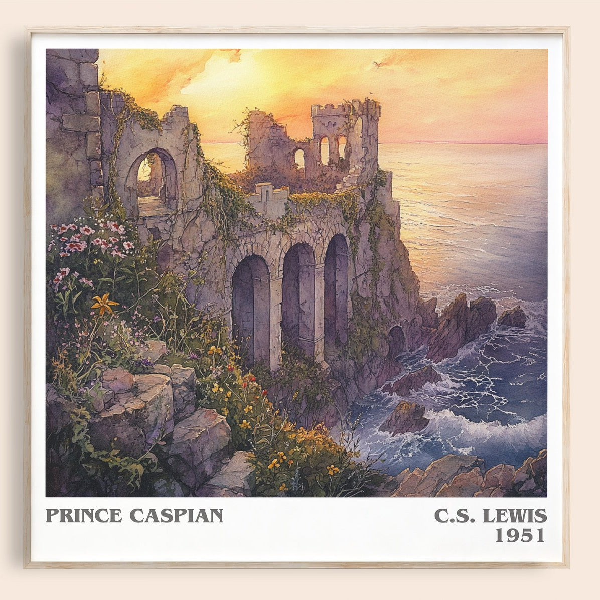 Prince Caspian Literary Art Print by C.S. Lewis