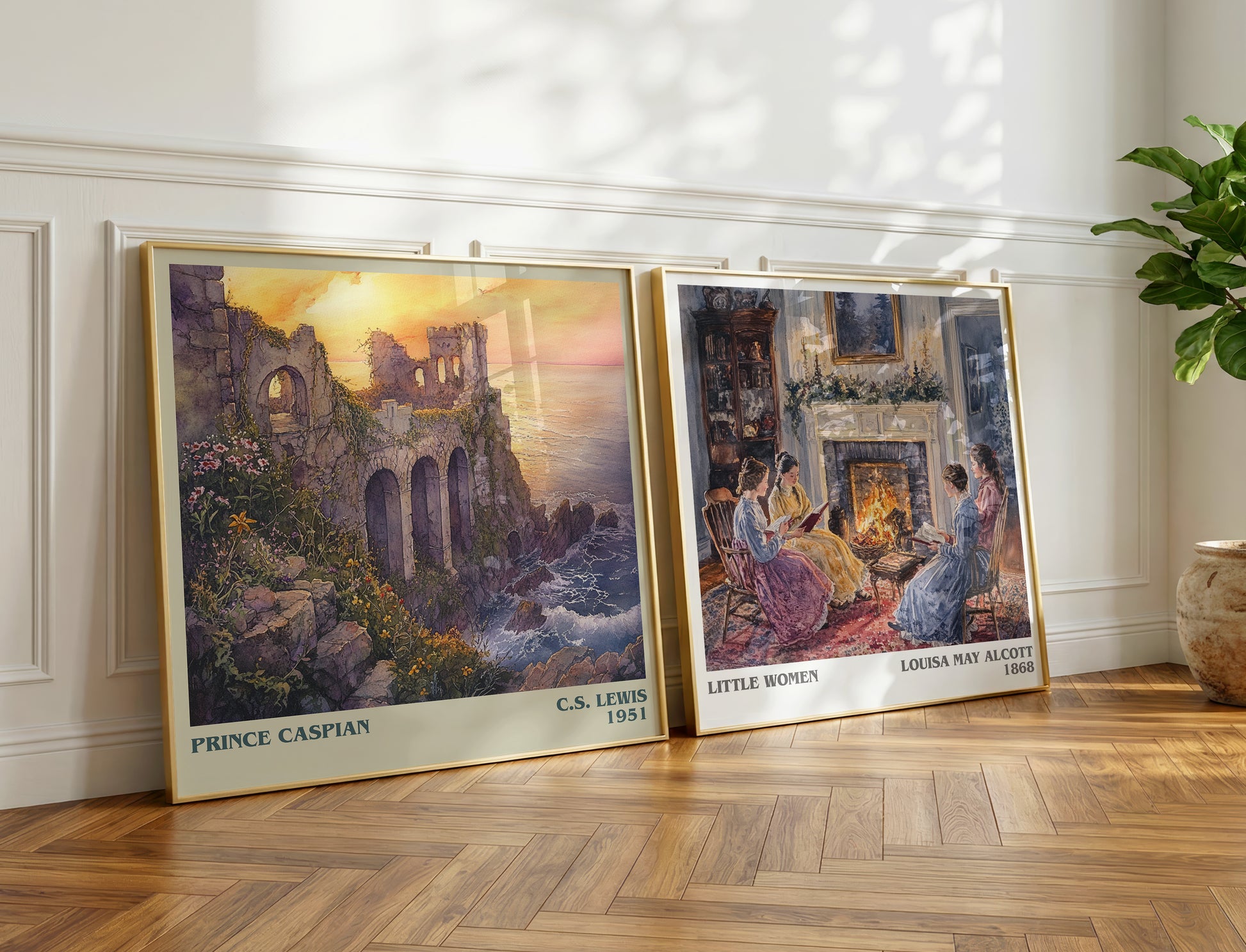 Prince Caspian book poster packaging – museum-quality print rolled in protective tube