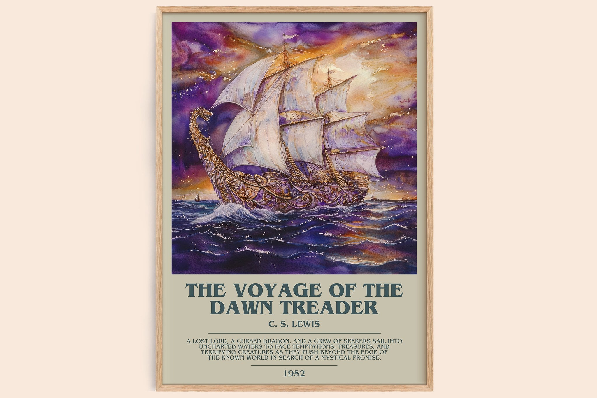 The Voyage of the Dawn Treader Bookish Wall Art by C. S. Lewis