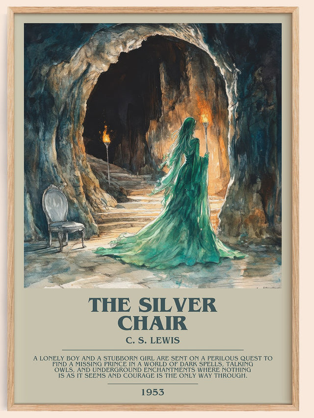 The Silver Chair Bookish Wall Art by C. S. Lewis