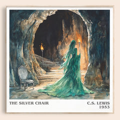 The Silver Chair Literary Art Print by C. S. Lewis