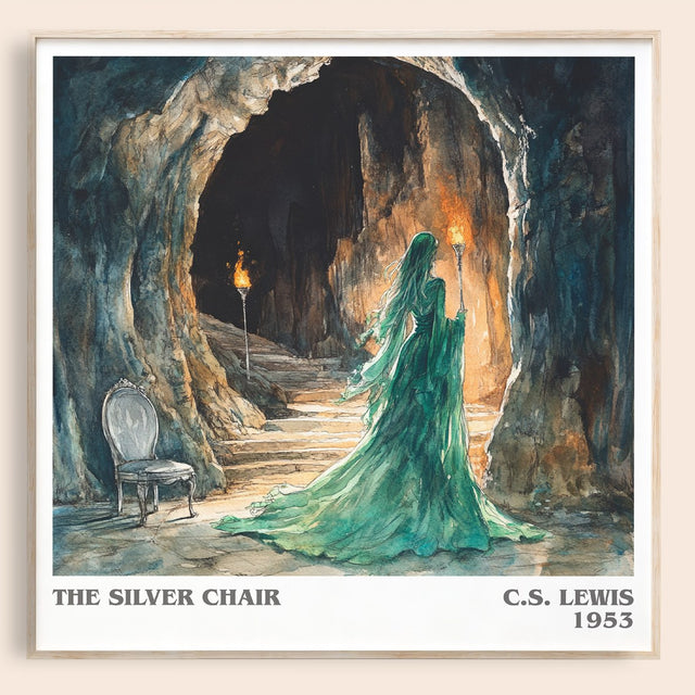 The Silver Chair Literary Art Print by C. S. Lewis