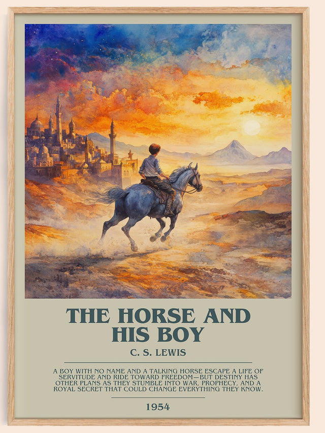 The Horse and his Boy Bookish Wall Art by C. S. Lewis