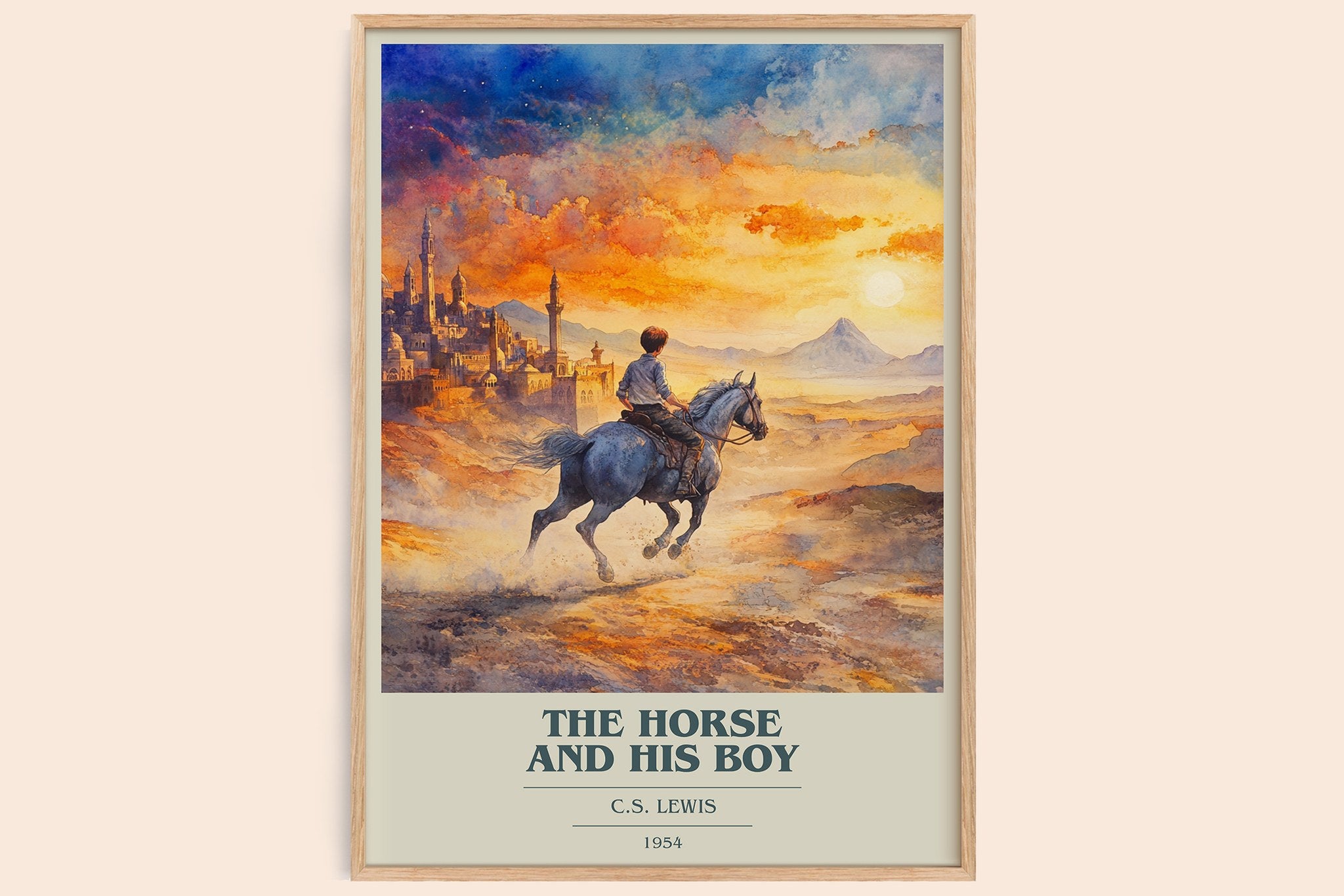 The Horse and his Boy Book Cover Poster by C. S. Lewis