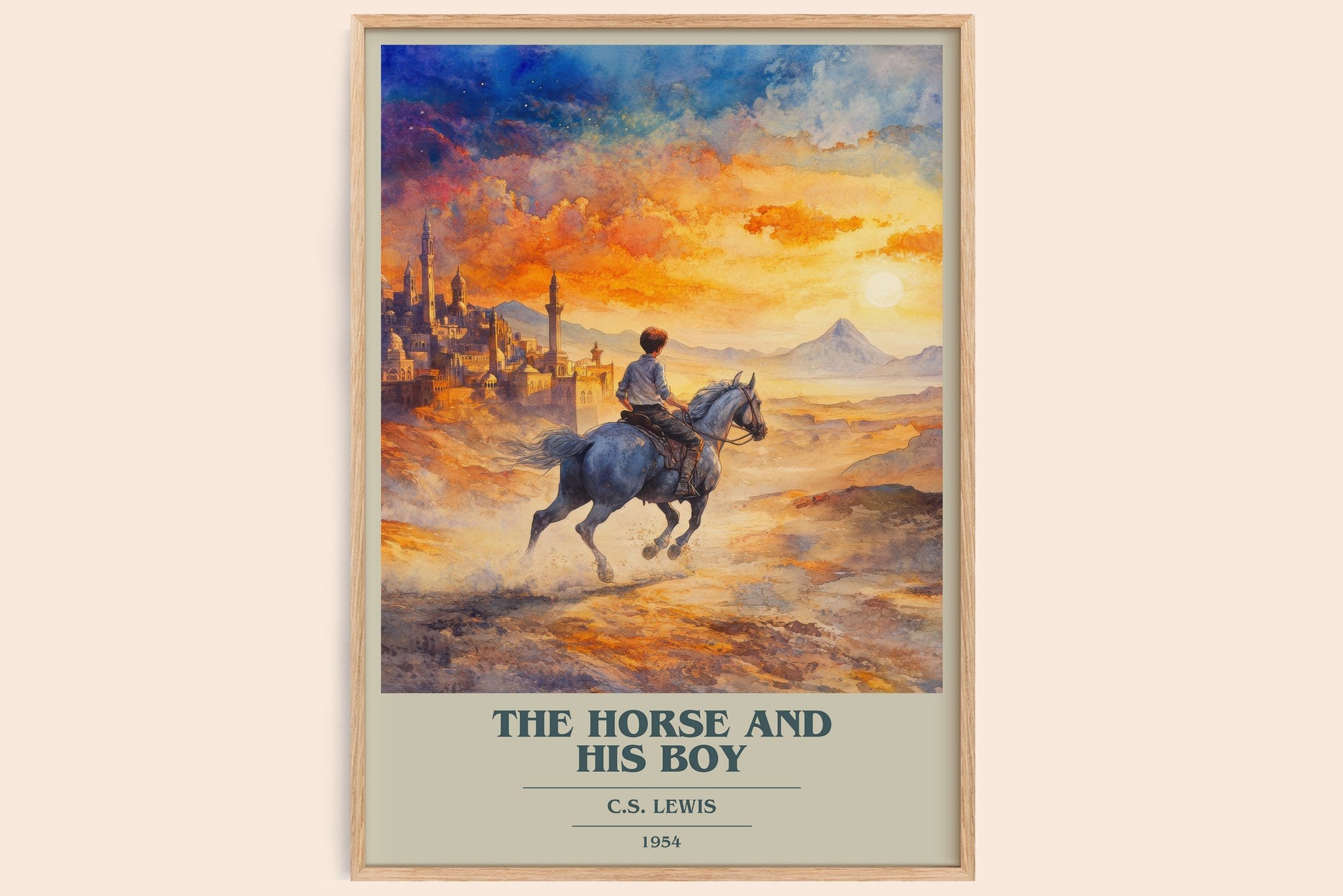 The Horse and his Boy Book Cover Poster by C. S. Lewis