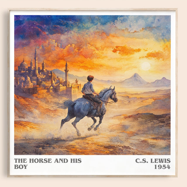 The Horse and his Boy Literary Art Print by C. S. Lewis