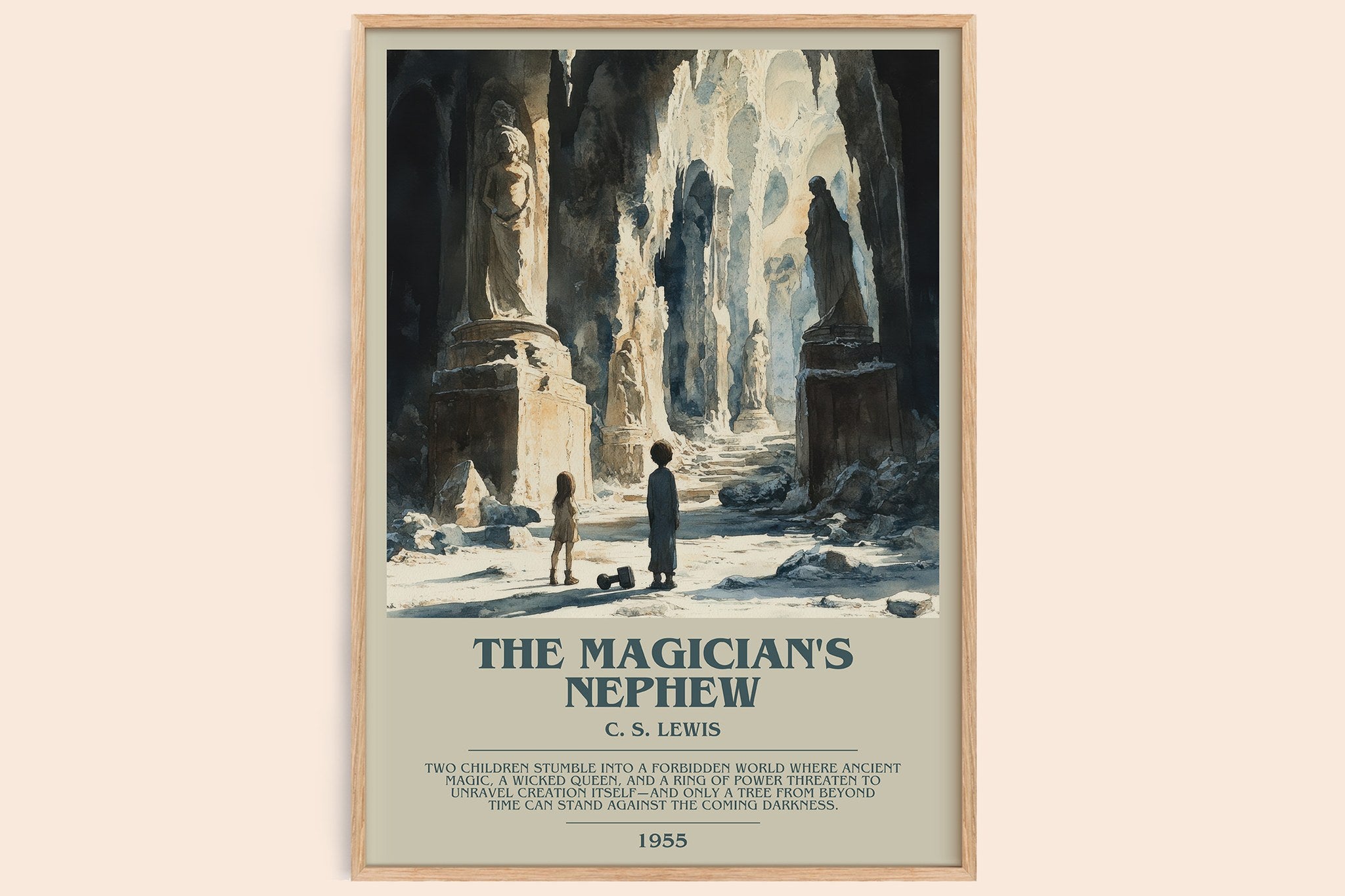 The Magician's Nephew Bookish Wall Art by C. S. Lewis