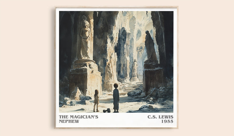 The Magician's Nephew Literary Art Print by C. S. Lewis (Square style)