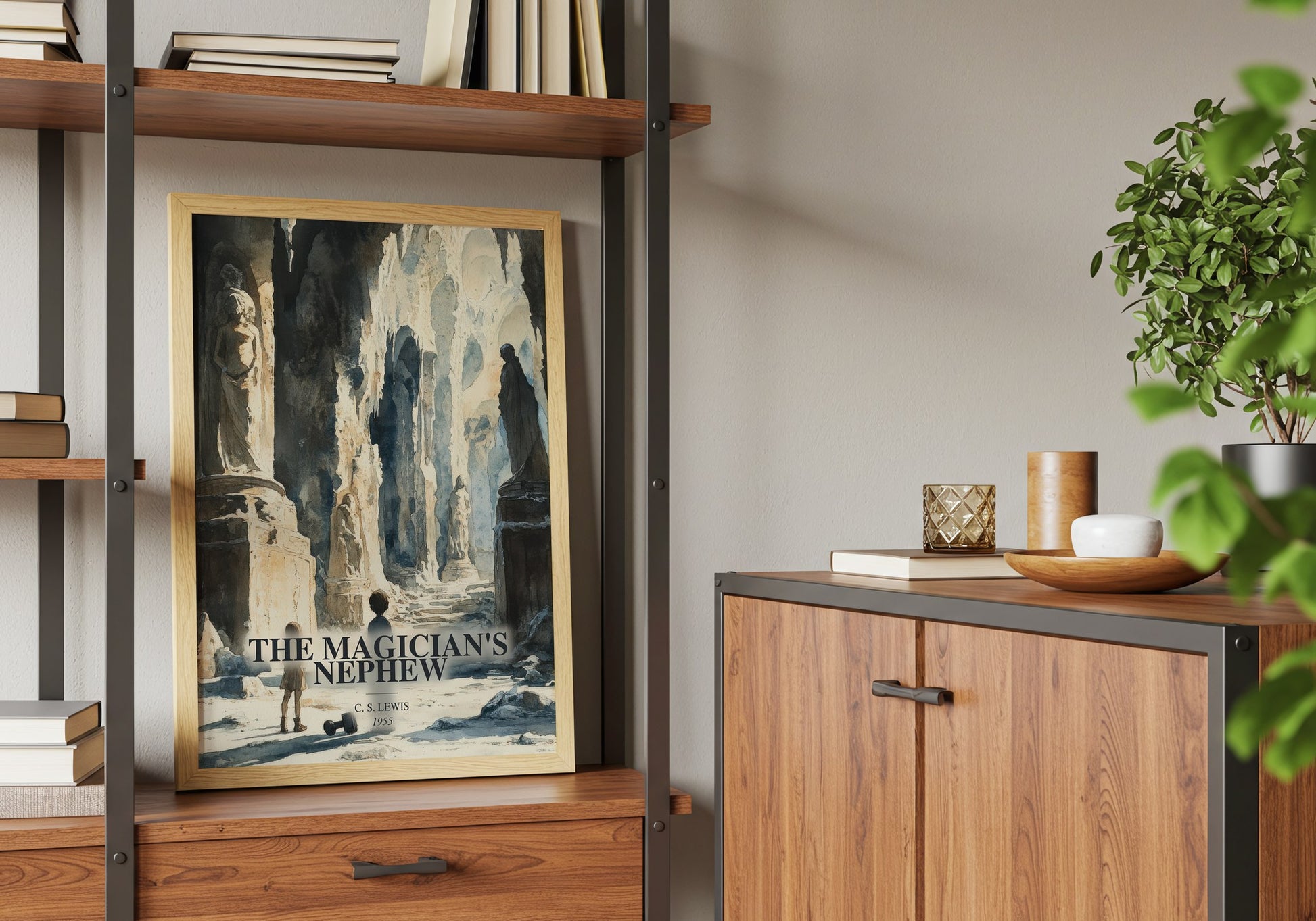 The Magician'S Nephew book watercolour illustration paper finish options – matte satin gloss