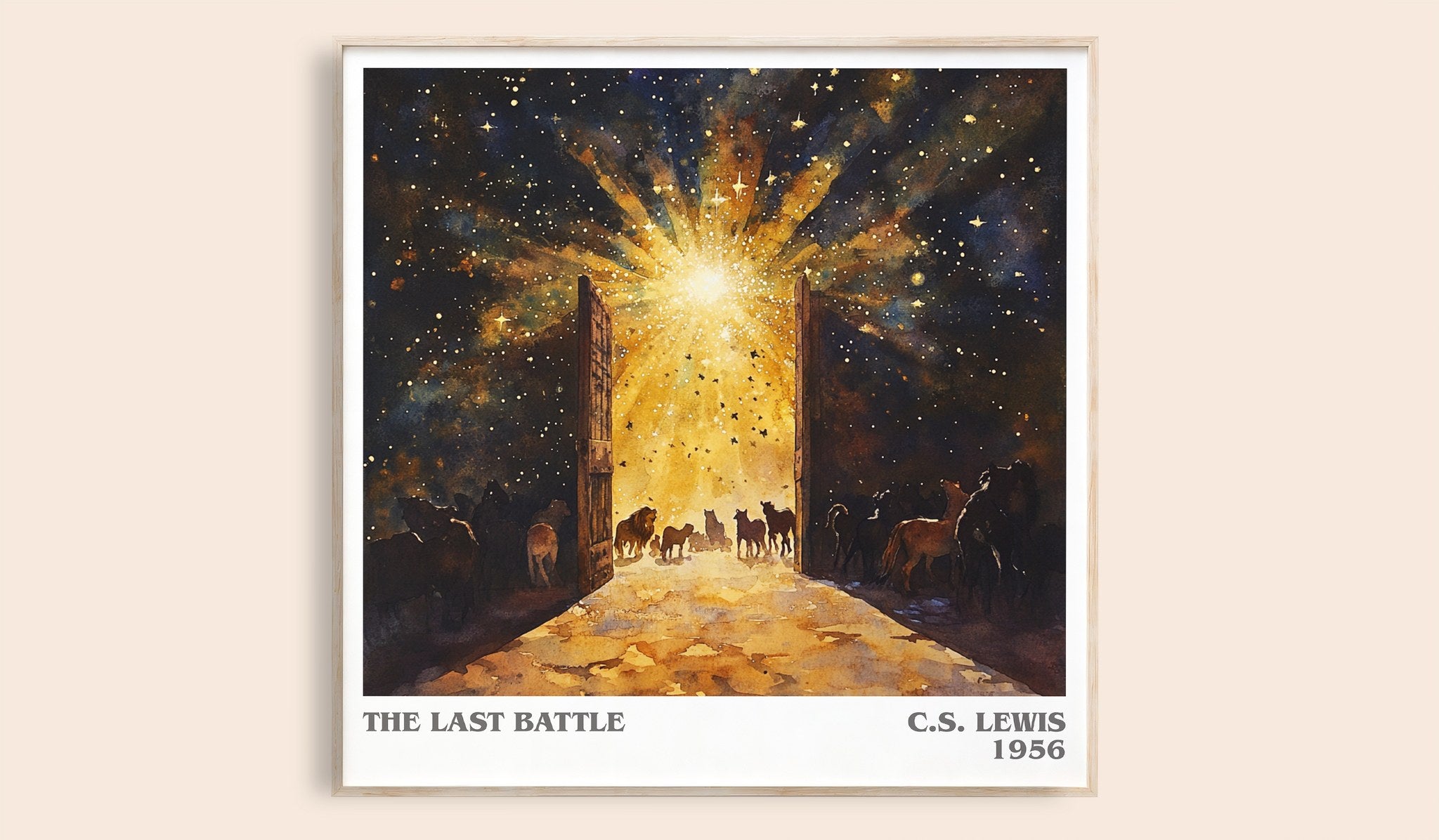 The Last Battle Literary Art Print by C. S. Lewis