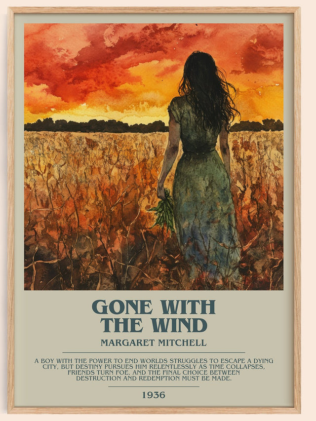 Gone with the Wind Bookish Wall Art by Margaret Mitchell