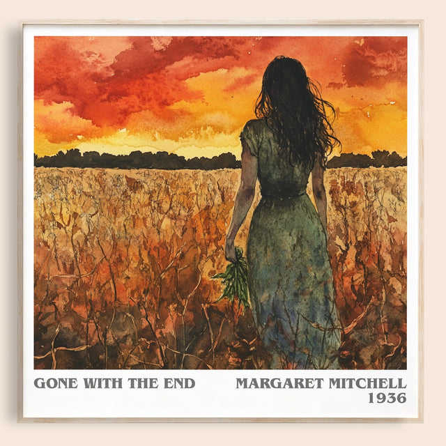 Gone with the Wind Literary Art Print by Margaret Mitchell