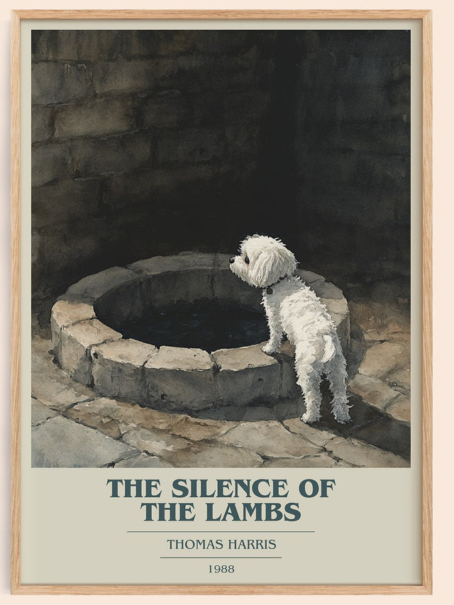 The Silence of the Lambs Book Cover Poster by Thomas Harris