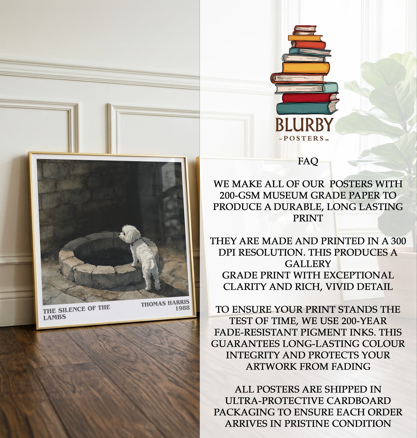The Silence of the Lambs Literary Art Print by Thomas Harris