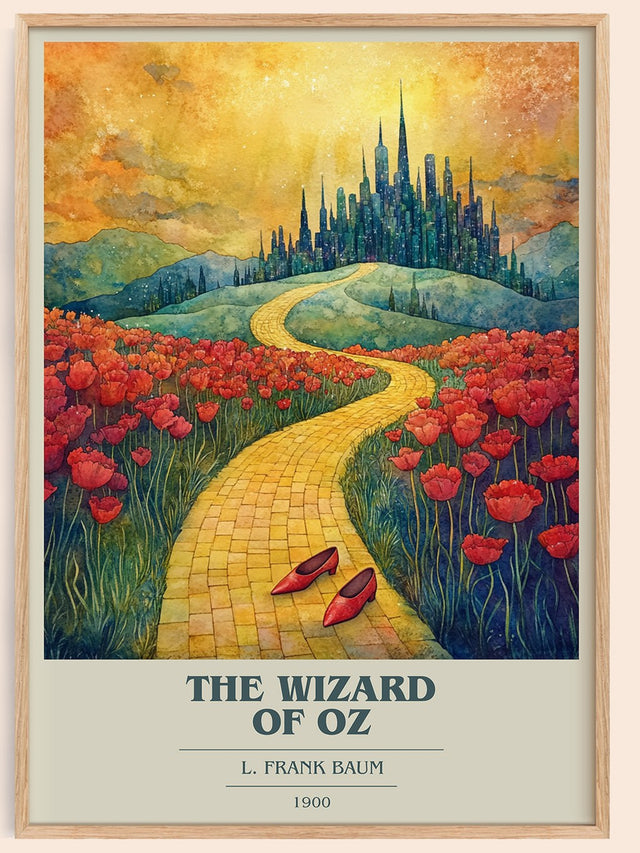 The Wizard Of Oz Book Cover Poster by L. Frank Baum