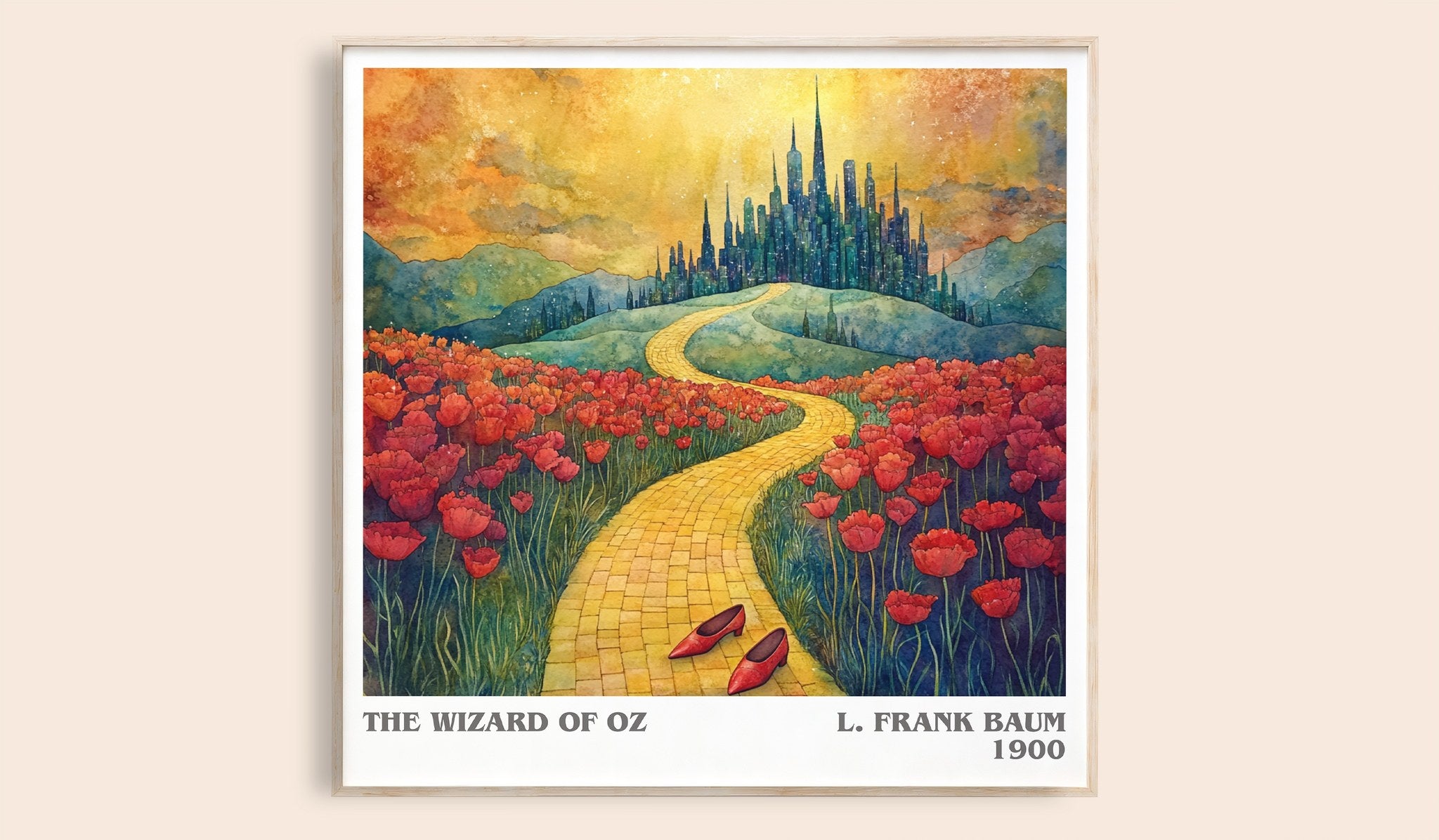 The Wizard Of Oz Literary Art Print by L. Frank Baum