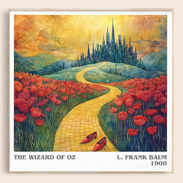 The Wizard Of Oz Literary Art Print by L. Frank Baum