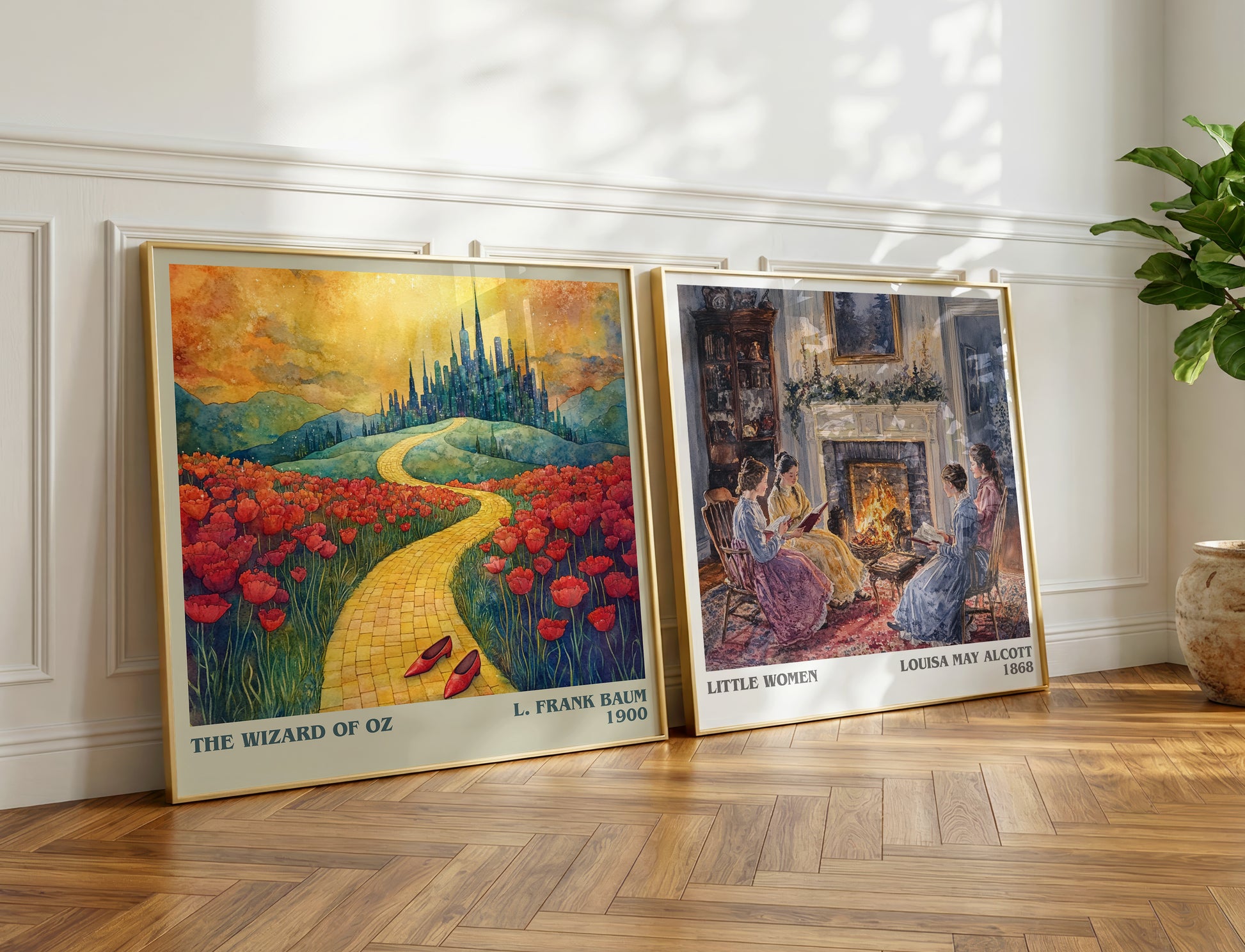 The Wizard Of Oz book poster packaging – museum-quality print rolled in protective tube