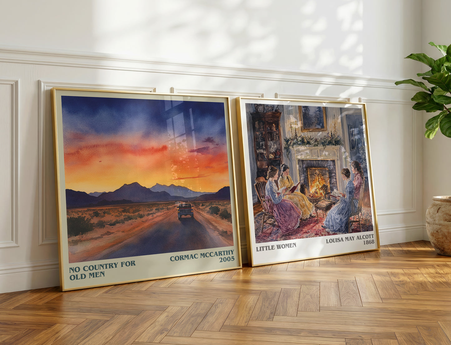 No Country For Old Men book poster packaging – museum-quality print rolled in protective tube