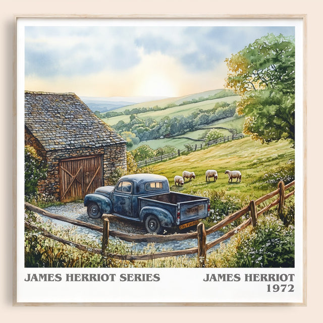 James Herriot Series Literary Art Print by James Herriot