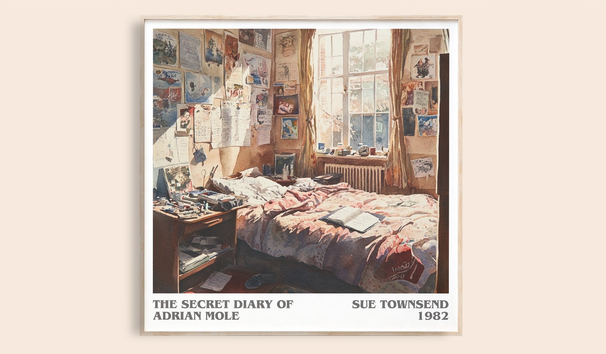 The Secret Diary Of Adrian Mole Literary Art Print by Sue Townsend