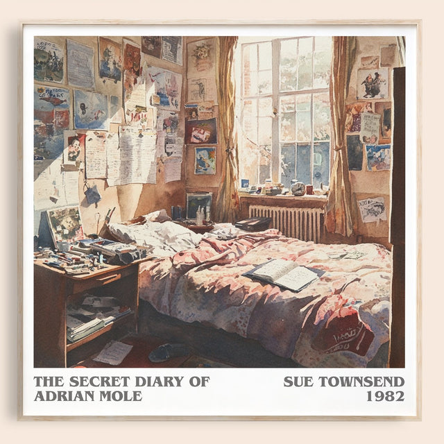 The Secret Diary Of Adrian Mole Literary Art Print by Sue Townsend