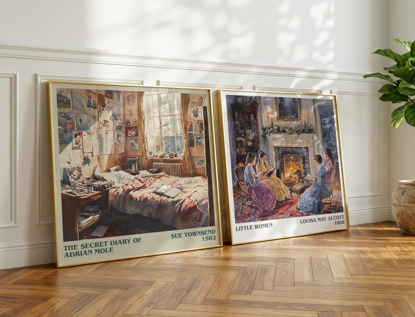 The Secret Diary Of Adrian Mole book poster packaging – museum-quality print rolled in protective tube