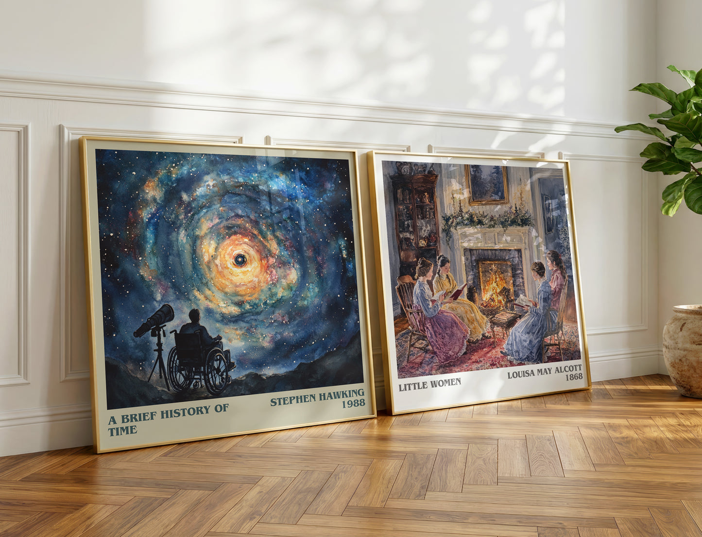 A Brief History of Time book poster packaging – museum-quality print rolled in protective tube