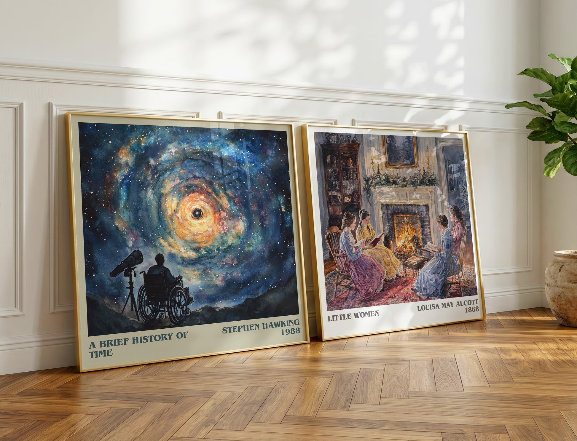 A Brief History of Time book poster packaging – museum-quality print rolled in protective tube
