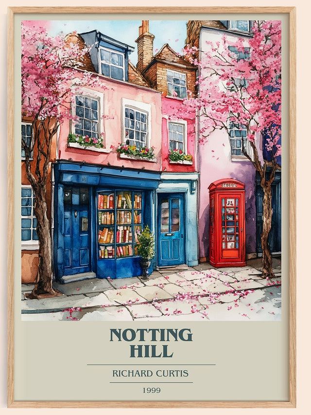 Notting Hill Book Cover Poster by Richard Curtis