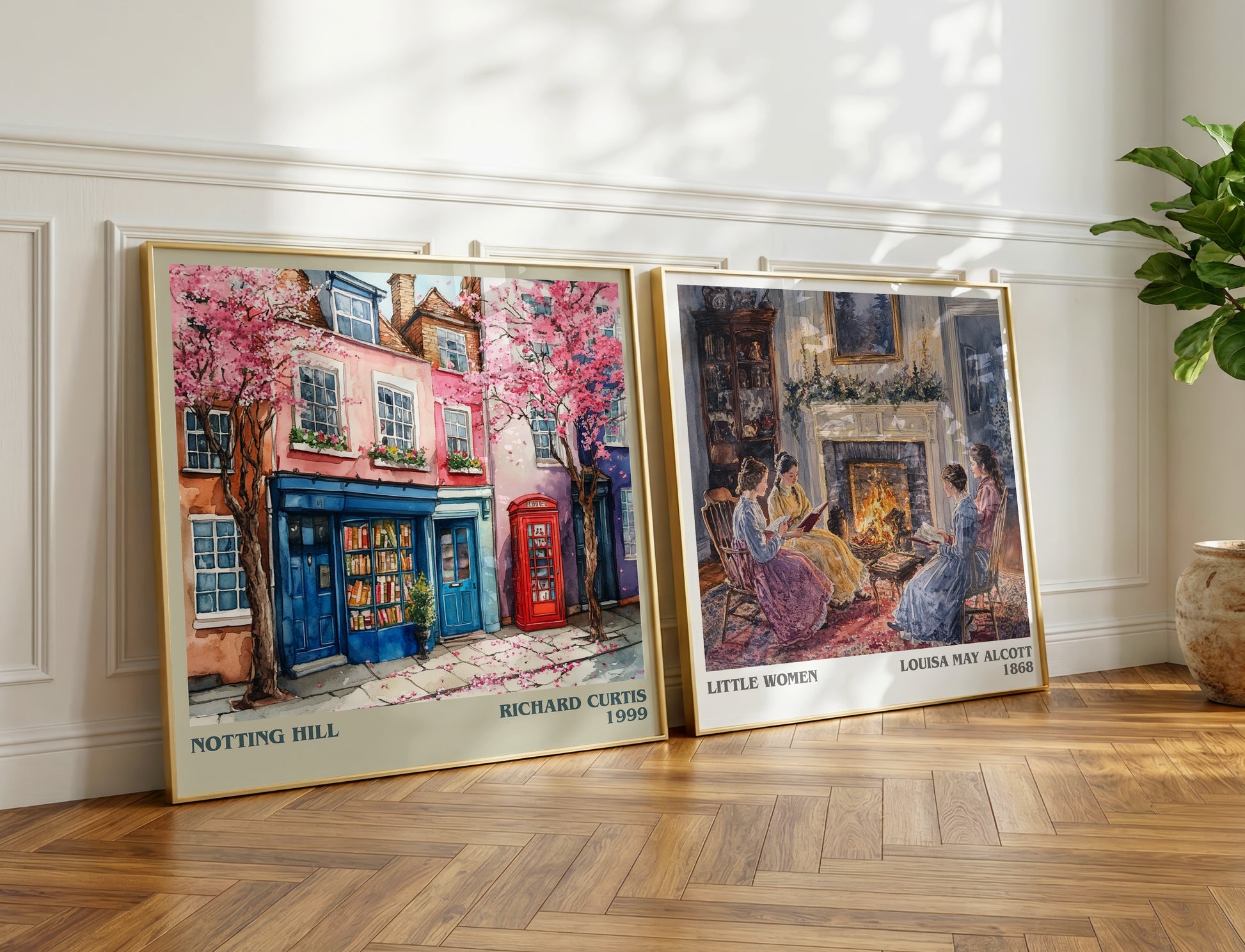 Notting Hill book poster packaging – museum-quality print rolled in protective tube