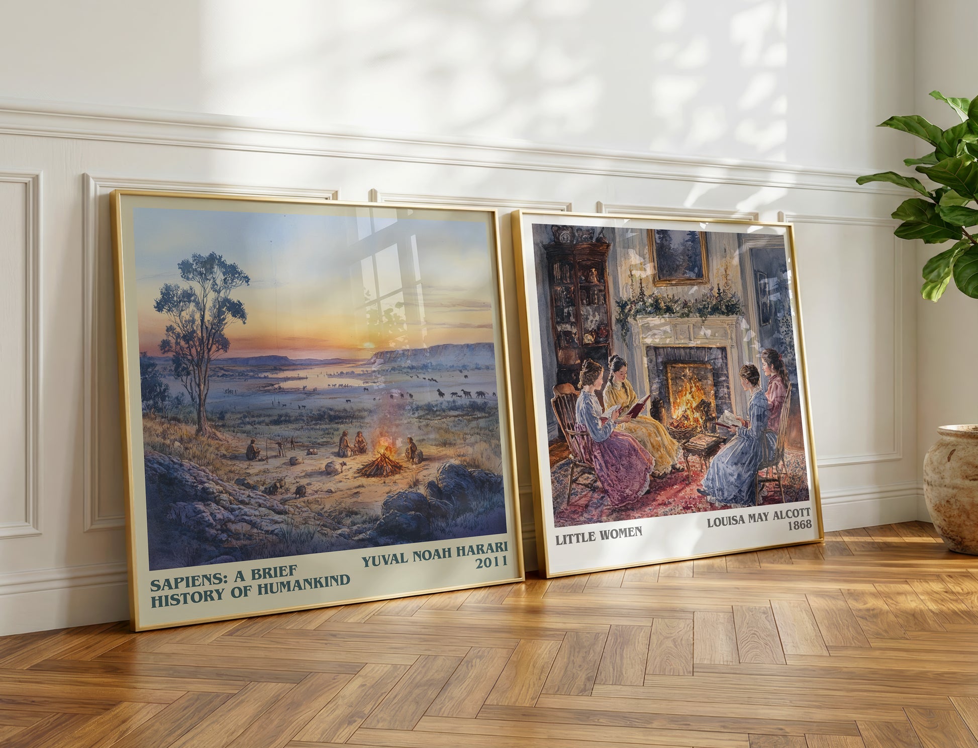 Sapiens: A Brief History of Humankind book poster packaging – museum-quality print rolled in protective tube