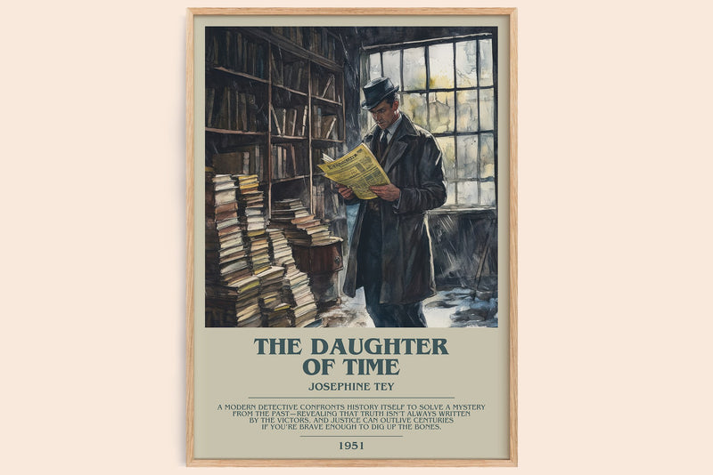 The Daughter of Time Bookish Wall Art by Josephine Tey (Modern style)