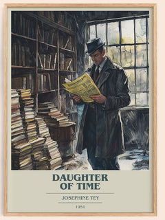 The Daughter of Time Book Cover Poster by Josephine Tey