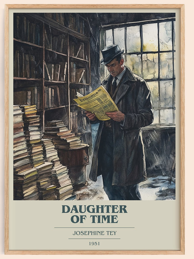 The Daughter of Time Book Cover Poster by Josephine Tey