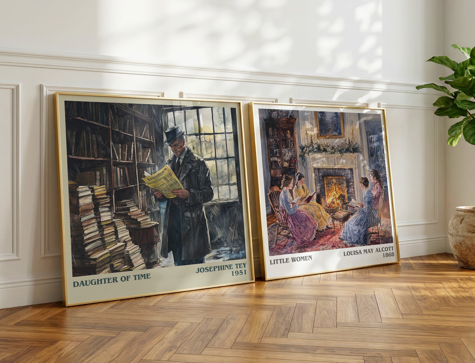 The Daughter of Time book poster packaging – museum-quality print rolled in protective tube